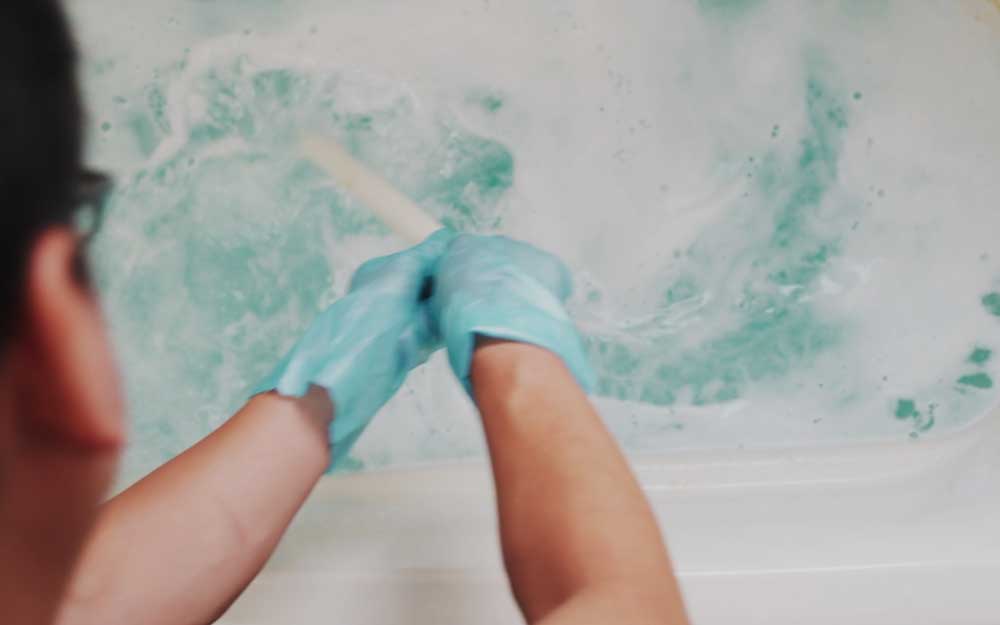 風呂釜•配管洗浄作業