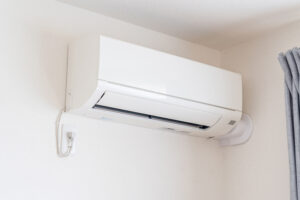 取り付けたばかりの新しいエアコン